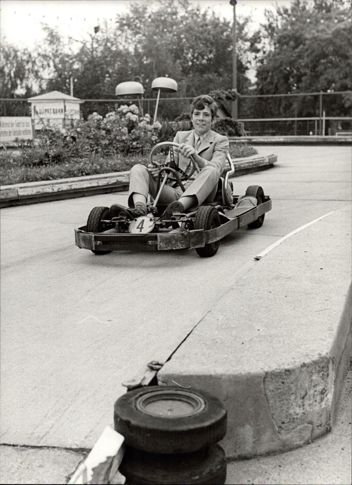 Heintje - Go Kart - Vintage Press Photo Poster painting Norbert Unfried (U-4116