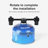 One-To-Two Adapter Aluminum Alloy Camping Gas Tank Connector for Outdoor Camping