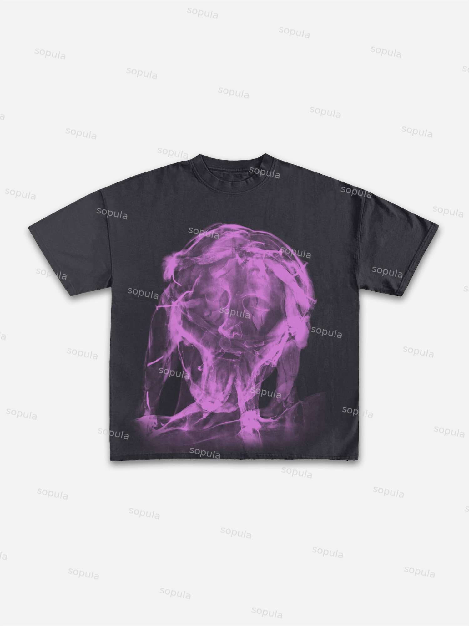 X-ray Jesus Graphic Cotton T-shirt - Sopula｜Premium Graphic Tees & Graphic Clothing