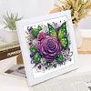 5D DIY Partial Special Shaped Drill Diamond Painting Kit Butterfly Decor With Frame Kit 18x18cm
