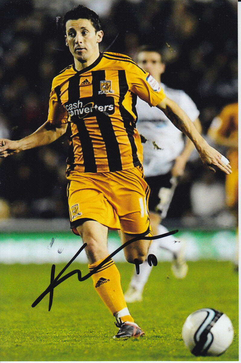 HULL CITY HAND SIGNED ROBERT KOREN 6X4 Photo Poster painting 1.