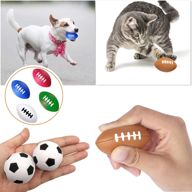 Foam Sponge Ball 4cm Rugby Basketball Football PU Slow Rebound Decompression Vent Pressure Ball Decompression Play