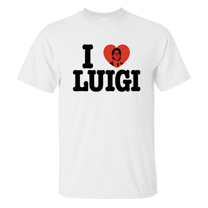 I Love Luigi Printed Men's T-shirt - Livereid