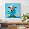 Diamond Painting-DIY Full Round Drill Sheep
