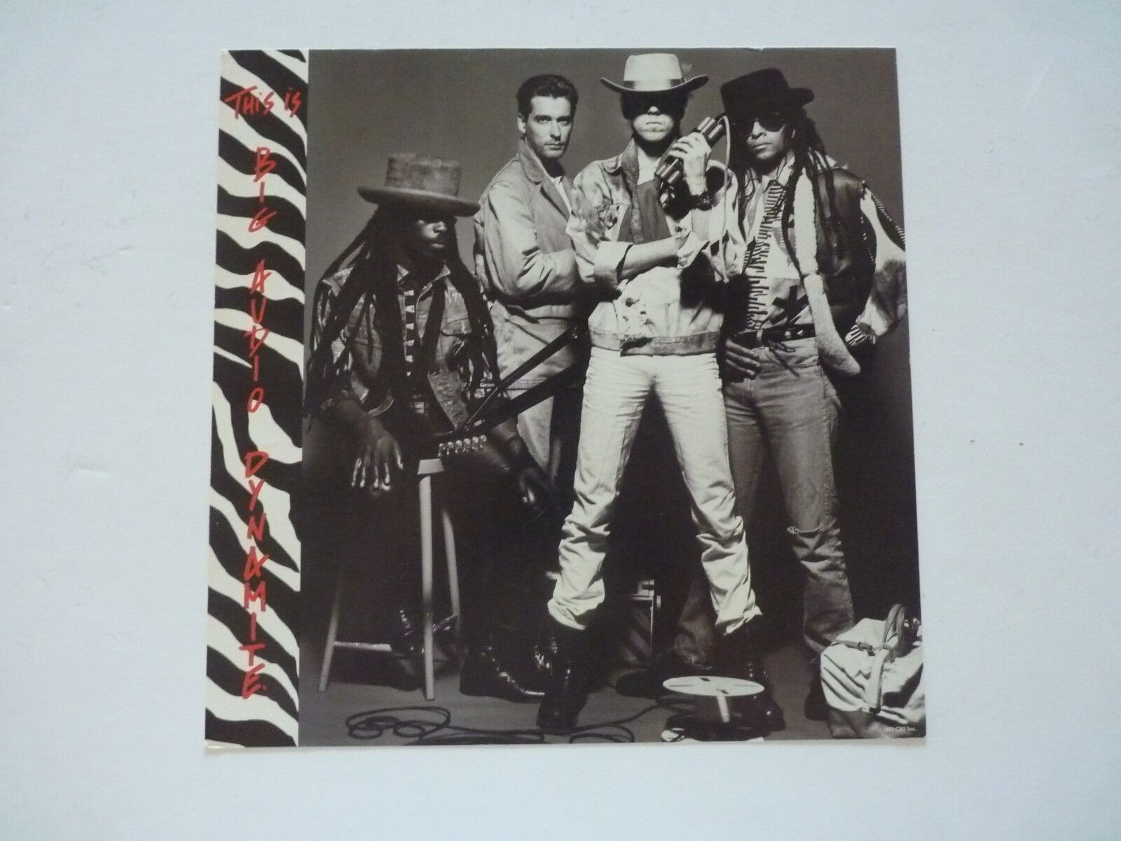 Big Audio Dynamite BAD LP Record Photo Poster painting Flat 12x12 Poster