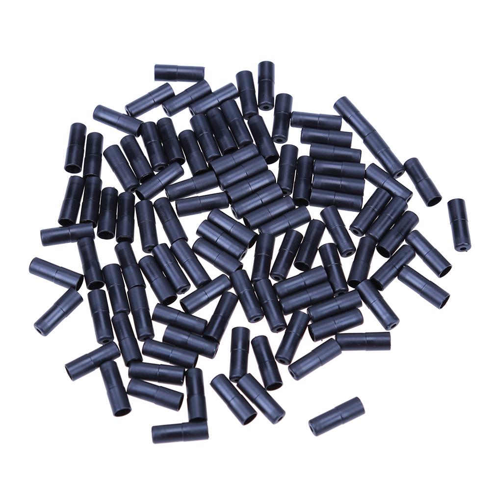 

100pcs Bike Bicycle Plastic Shift Brake Cable End Tips Caps Crimps Black, 501 Original