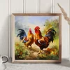 Rooster - Full Round Drill Diamond Painting