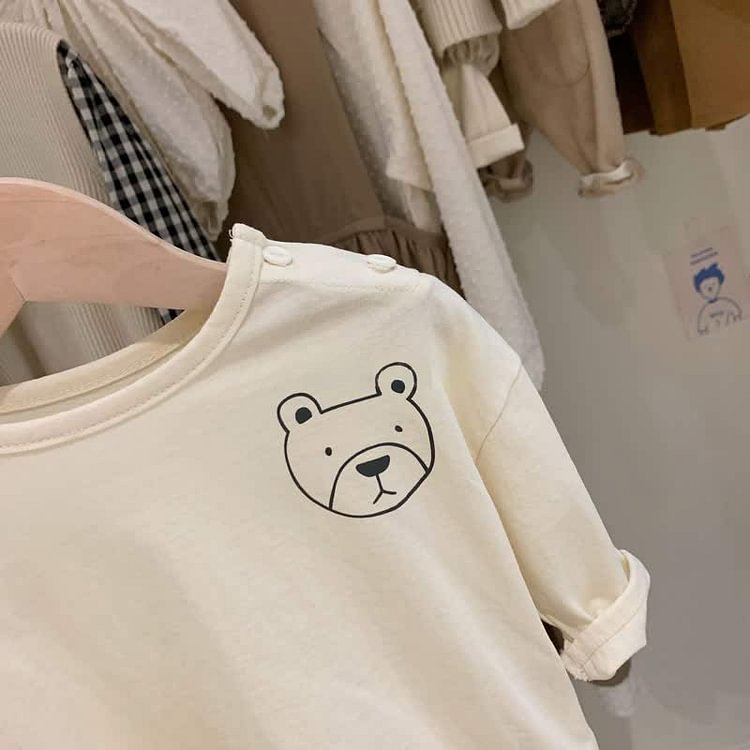 Baby Side Buckle Bear T-Shirt
