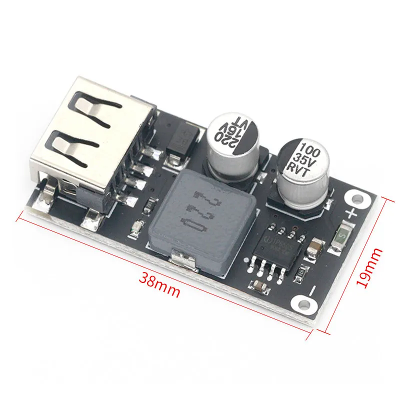 USB QC3.0 QC2.0 DC DC charging step-down converter 24V to fast charging circuit board power supply module