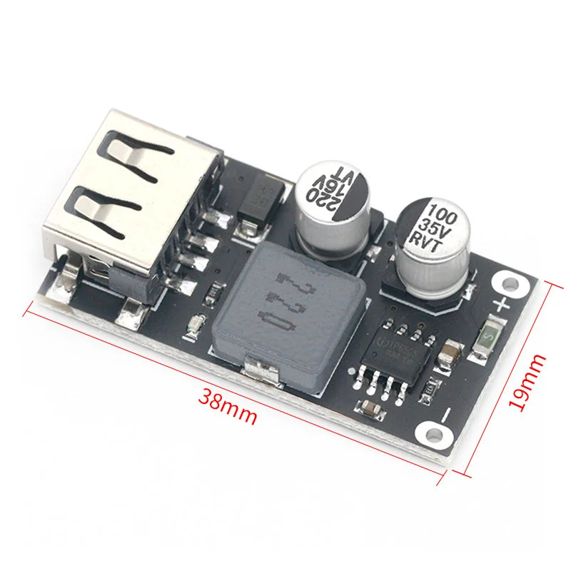 USB QC3.0 QC2.0 DC DC charging step-down converter 24V to fast charging circuit board power supply module