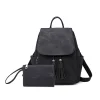 Trendy PU Leather Women's Backpack