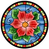 uk.everydayedeals (Limited Stock)Diamond Painting - Round AB Drills - Flower(45*45cm)