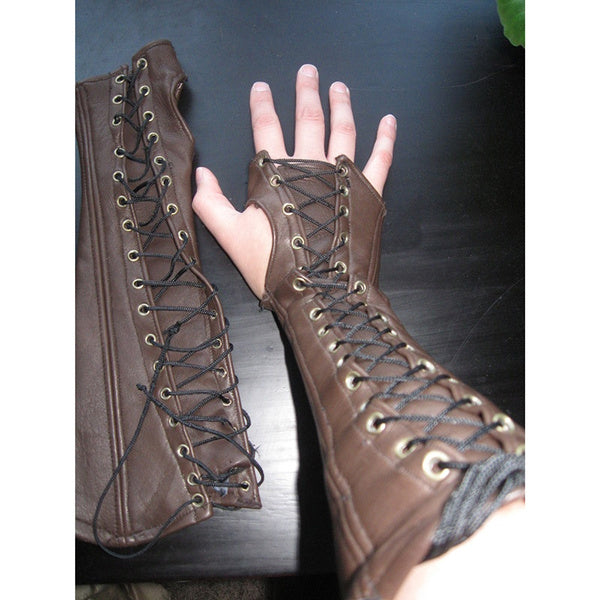 Medieval Cosplay Customer Steampunk Leather Bracer