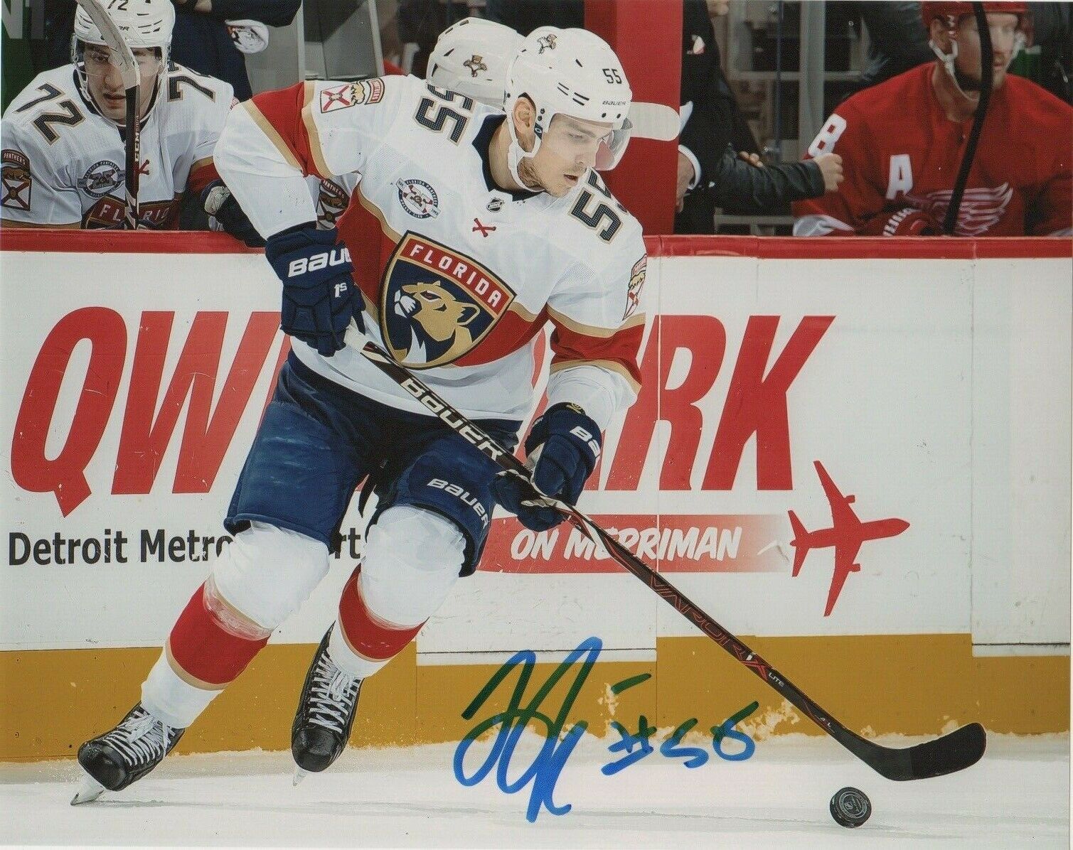 Florida Panthers Bogdan Kiselevich Signed Autographed 8x10 Photo Poster painting COA