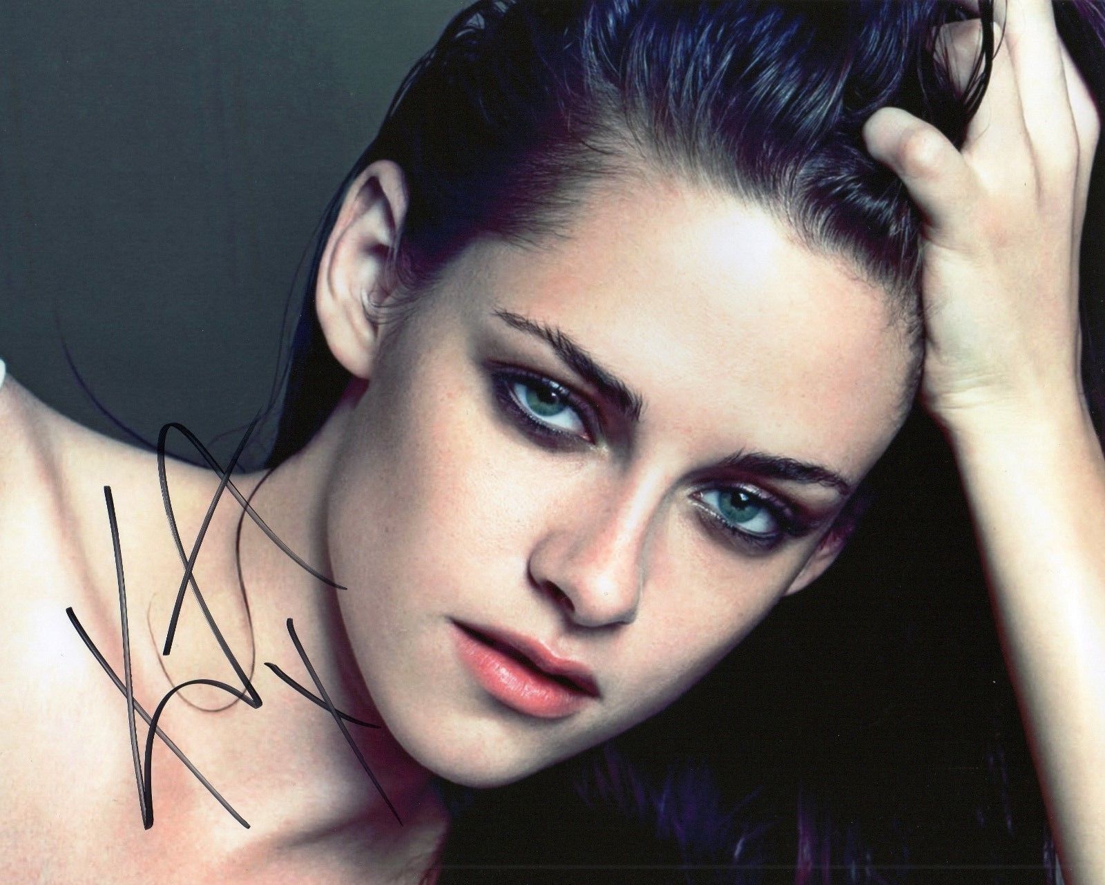 KRISTEN STEWART AUTOGRAPHED SIGNED A4 PP POSTER Photo Poster painting PRINT 24