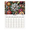 DIY Special Shaped Colorful Pattern 5D DIY Diamond Art Monthly Planner Kit