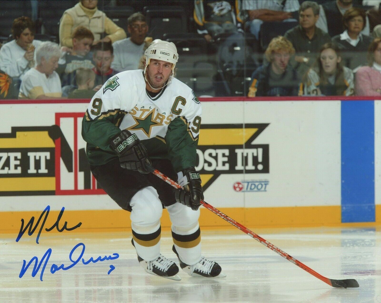 Mike Modano Autographed Signed 8x10 Photo Poster painting ( Stars HOF ) REPRINT