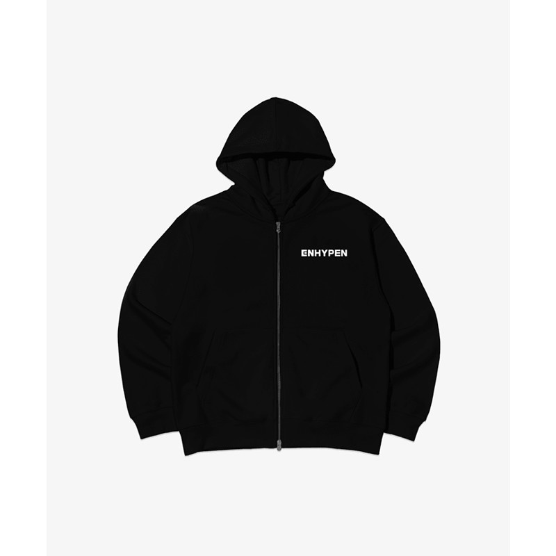 ENHYPEN By Fans Logo Zip-Up Hoodie