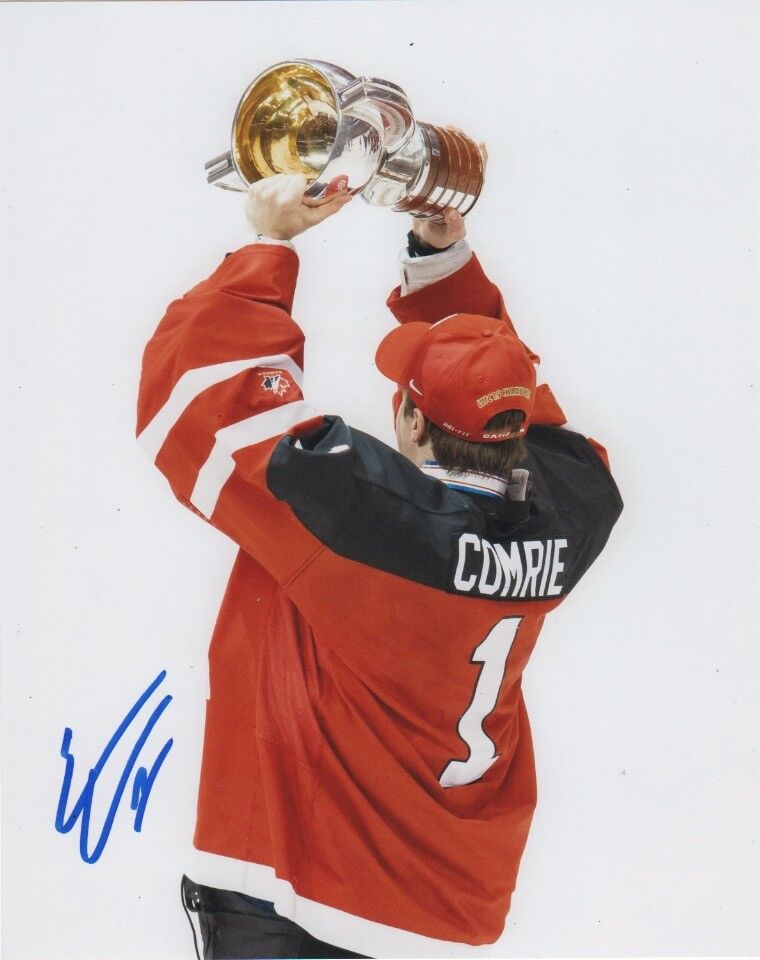 Team Canada Eric Comrie Gold medal Signed Autographed 8x10 Photo Poster painting COA #4