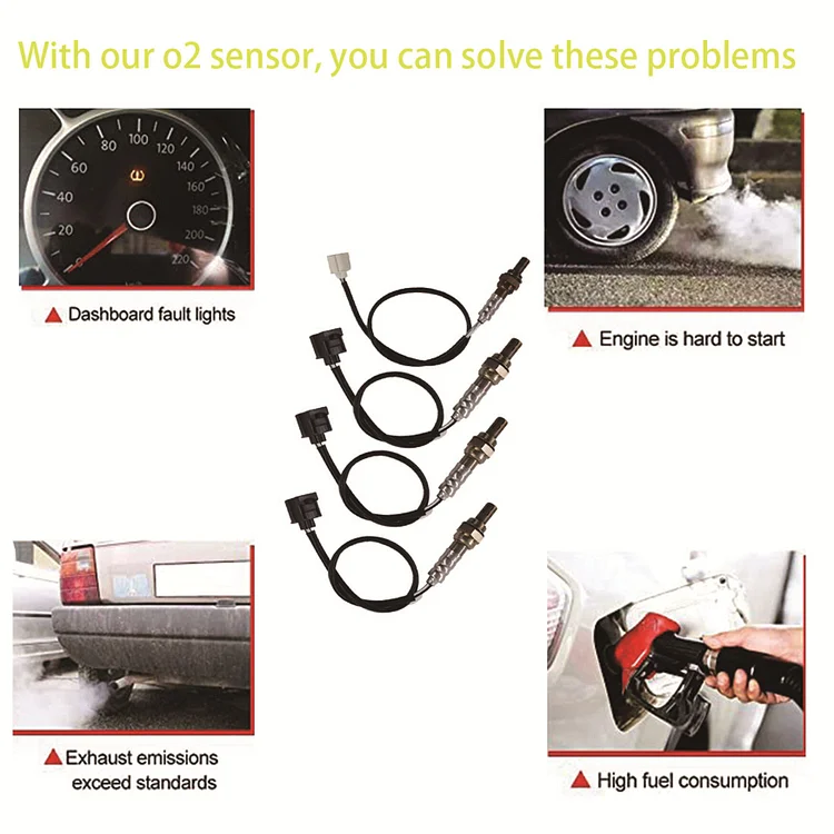 Silscvtt 4Pcs Oxygen Sensor 56041953AA 234-4029 Replacement for Liberty Grand Cherokee 2002-2004