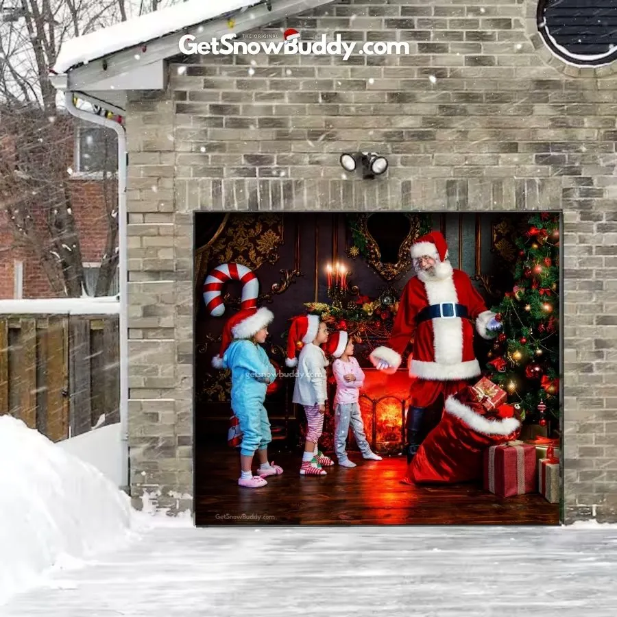 SnowBuddy Garage Door Covers Christmas 2024 Buy 2 Free Shipping