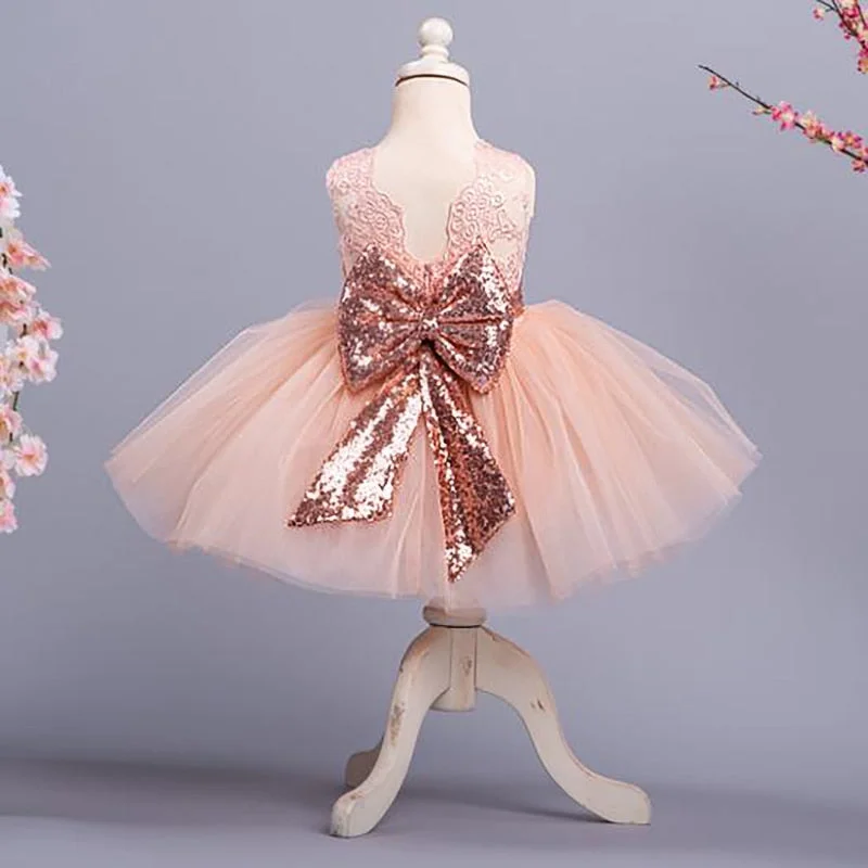 Toddler Girls Dress Newborn Party Princess Dress For Baby First 1st Year Birthday Dress Christmas Costume Infant Party Dress