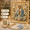 Framed Dove of Peace and Lady - Pearls Painting Kit DIY Diamond Painting Pearl Dot Crafts 20x20CM