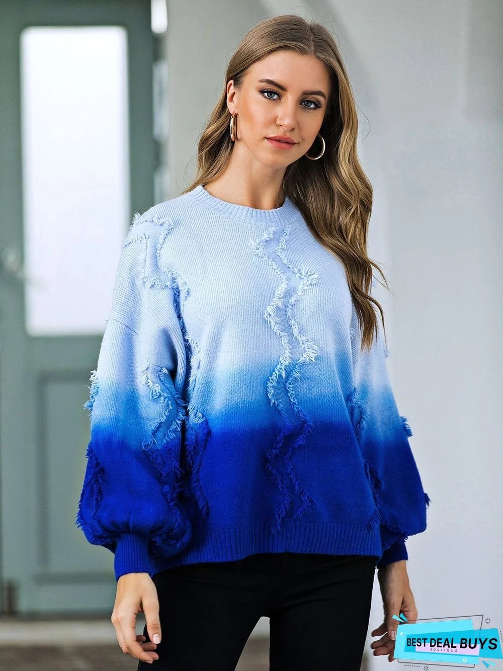 Casual Tie-Dyed Sweater