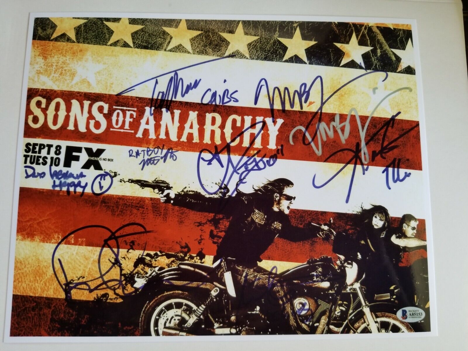 Sons of Anarchy Cast Signed 8x10 Photo Poster painting RP -  Shipping!!