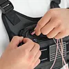 Unisex Front Chest Pack Breathable Lightweight Front Vest Bag Hip Hop Streetwear