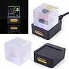 Crystal Cube Holographic Desktop Smart Weather Station Digital Clock for Home
