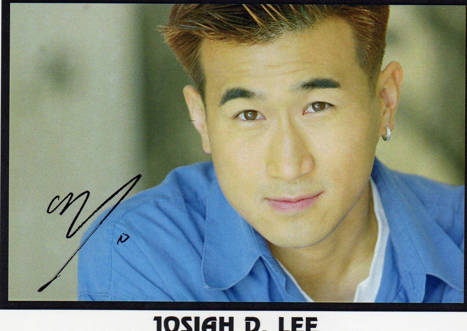 JOSIAH D LEE AUTOGRAPH, LOST, OLYMPUS HAS FALLEN