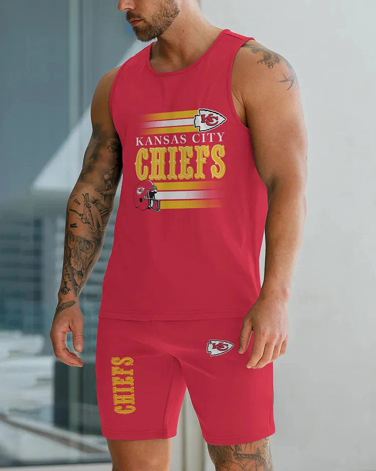 Kansas City Chiefs Limited Men's Tank Top And Shorts Set