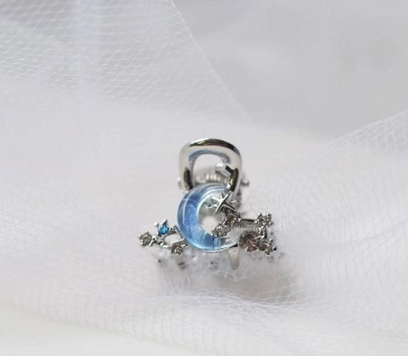 Women’s Minimalist Classic Style Starfish Alloy Inlay Rhinestones Hair Claws