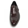 Men's Brown Slip On Dress Shoes