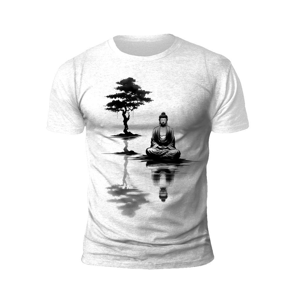 Tranquil Reflections: Zen Meditation T-Shirt