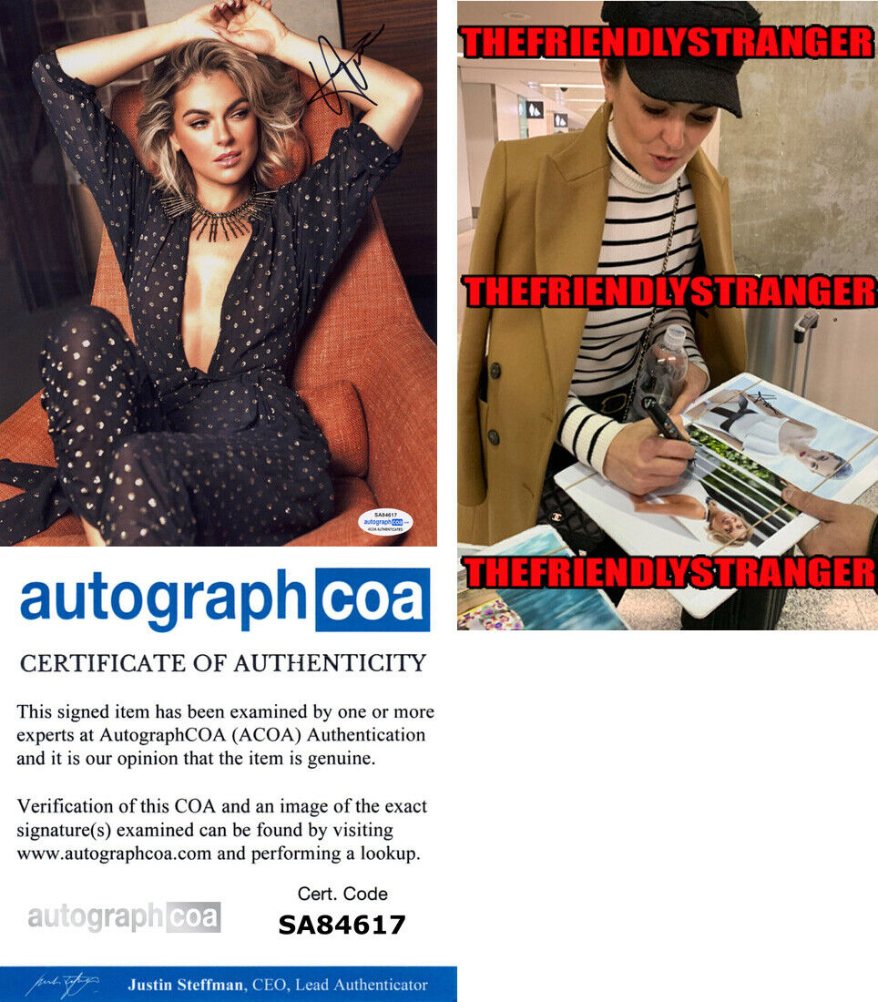 SERINDA SWAN signed Autographed 8X10 Photo Poster painting L PROOF - Hot SEXY Gorgeous ACOA COA