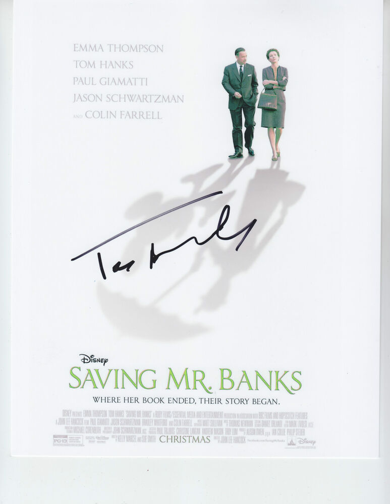 Tom Hanks - SAVING MR. BANKS - signed 8x10