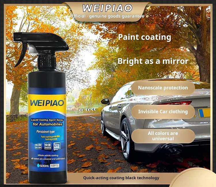 Liquid Coating Agent Spray for Automobiles
