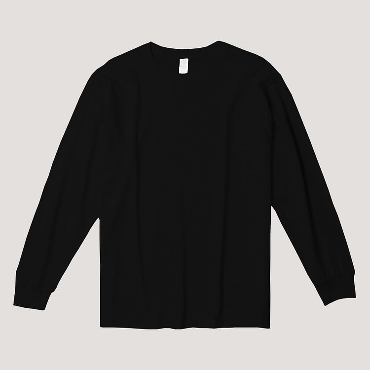 Unisex Solid Color Long Sleeve Shirt