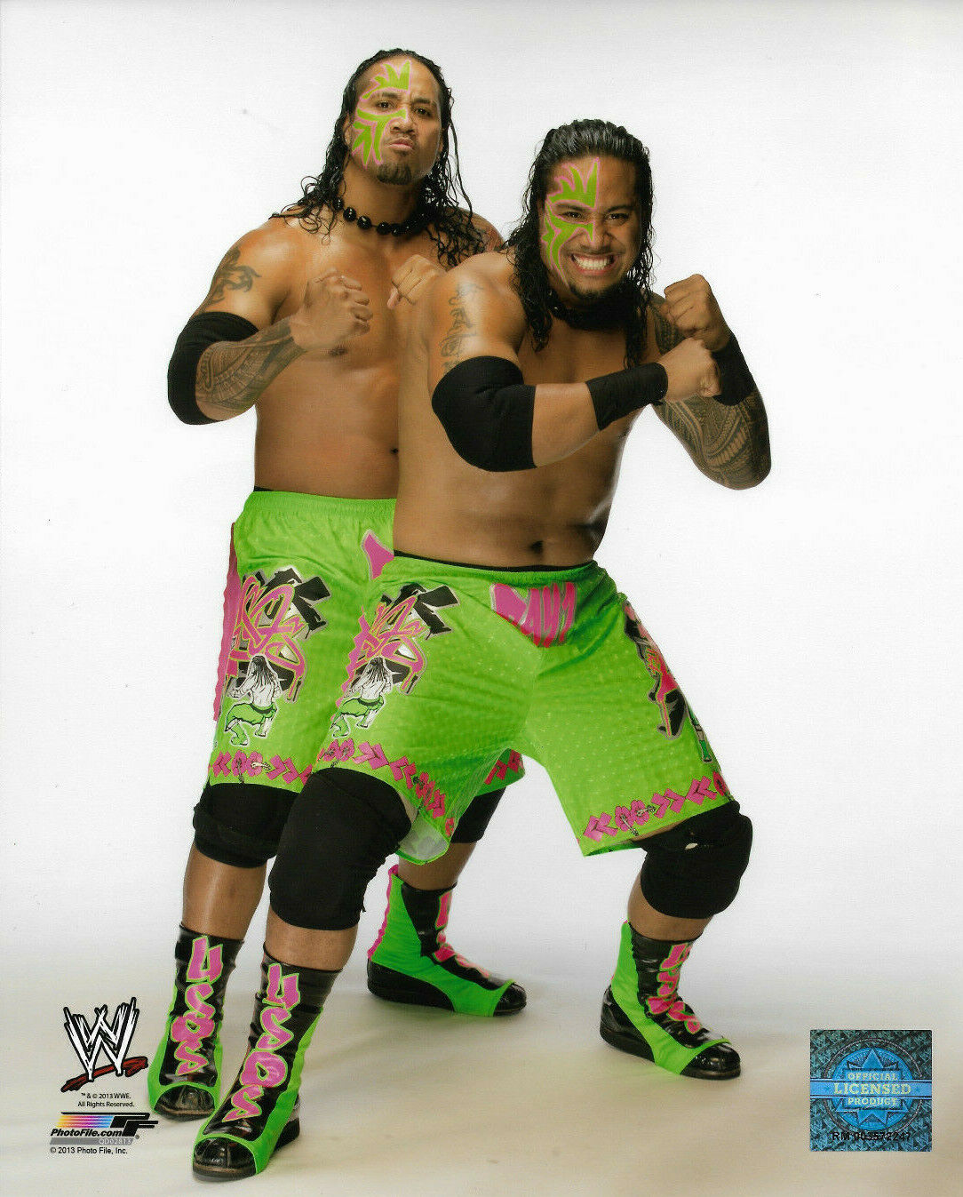 WWE JIMMY AND JAY USOS THE USOS OFFICIAL LICENSED 8X10 Photo Poster paintingFILE Photo Poster painting 6