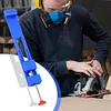 Adjustable Cutting Machine Base Circular Saw Milling Positioning Clamp Guide
