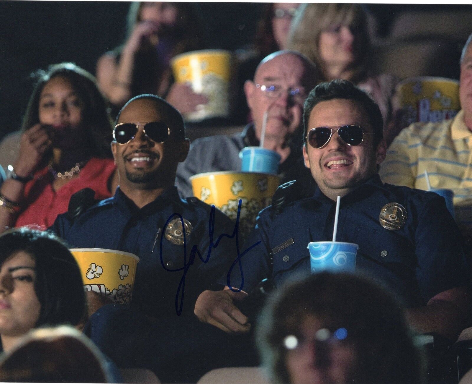 Jake Johnson Let's Be Cops Signed 8x10 Photo Poster painting w/COA