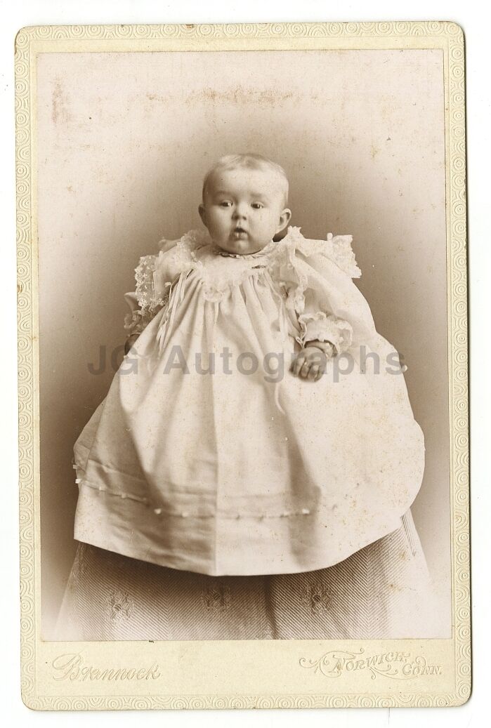 19th Century Children - Original 19th Century Cabinet Card Photo Poster painting - Norwich, CT