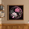 Lotus-11CT Stamped Cross Stitch Kit(40*40cm)