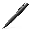 Pure black chrome-plated gift gold-plated fountain pen