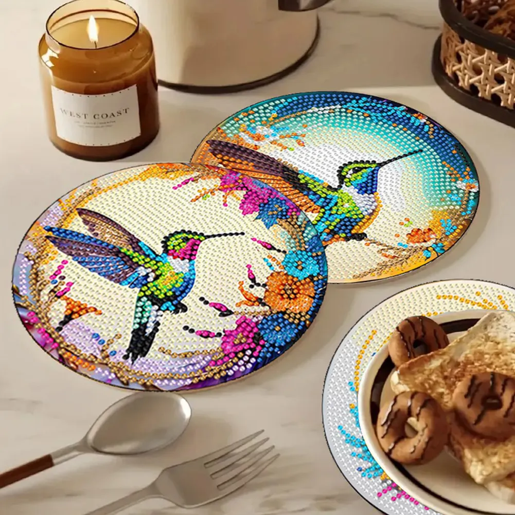 DIY Diamond Dot Kits Hummingbirds Diamond Crafts Projects for Beginners