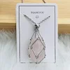 🔥 Crystal Stone Holder Necklace - Free (Crystal) Gift Included🎁