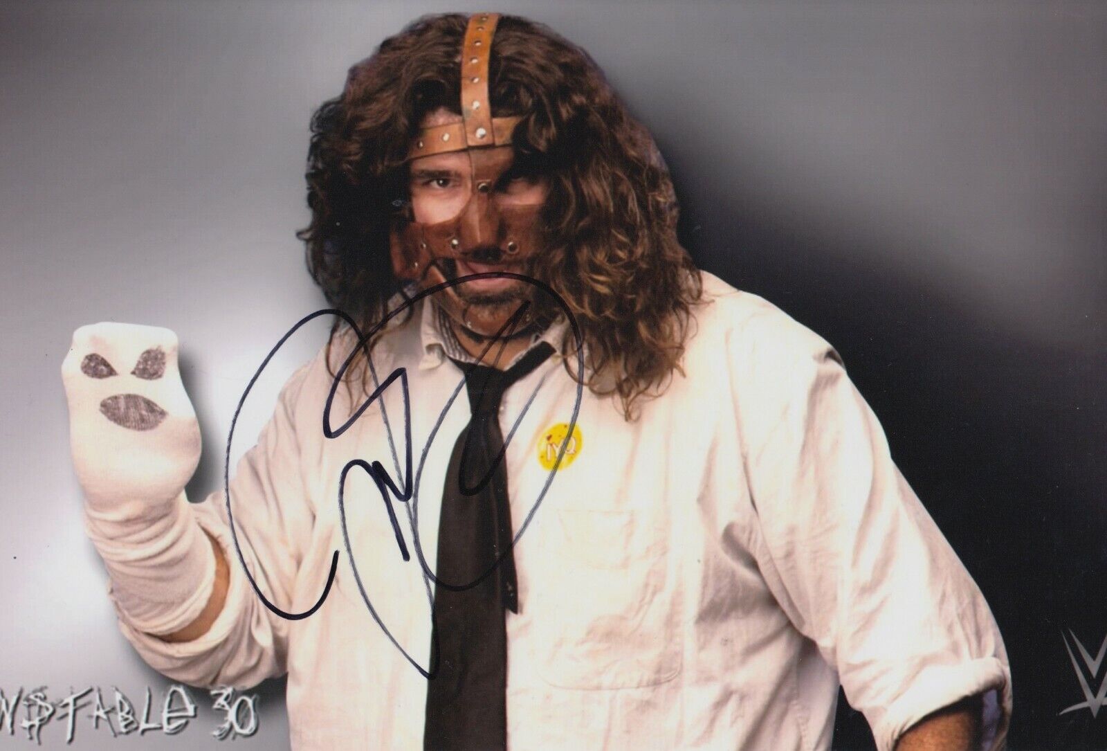 Mick Foley Hand Signed 12x8 Photo Poster painting - WWE Autograph Wrestling.