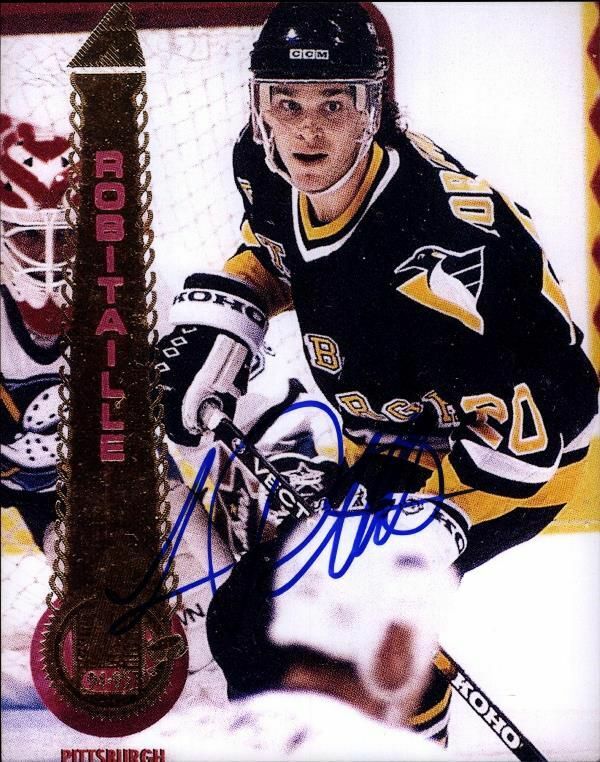 Luc Robitaille authentic signed hockey 8x10 Photo Poster painting W/Cert Autographed 325d1